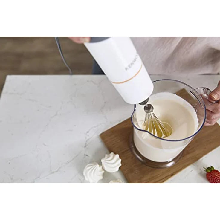 Kenwood HBM40.002 WH Stabmixer triblade XL, 800W, 2 Geschwindigkeiten, Kunststoff, weiß-grau – Bild 6