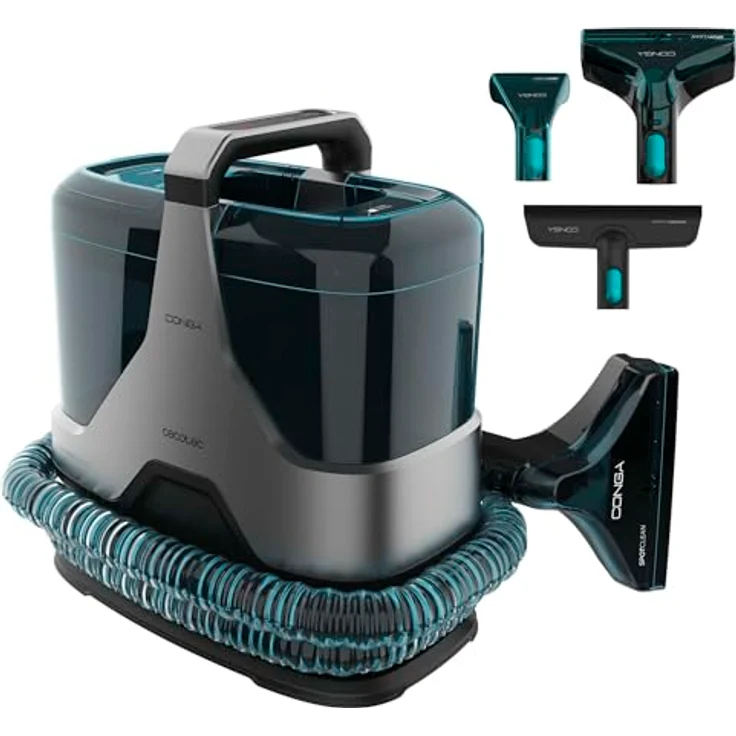 Cecotec Conga 6000 Carpet&Spot Clean XXL Advance, Handstaubsauger mit 600 W Leistung und 1300 ml Wassertank – Bild 1