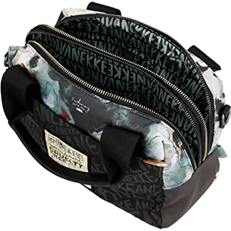 Anekke Canada Umhängetasche, Handtasche mit zwei Reißverschlussfächern und Mehrfarbigem Muster, 27 cm – Bild 5