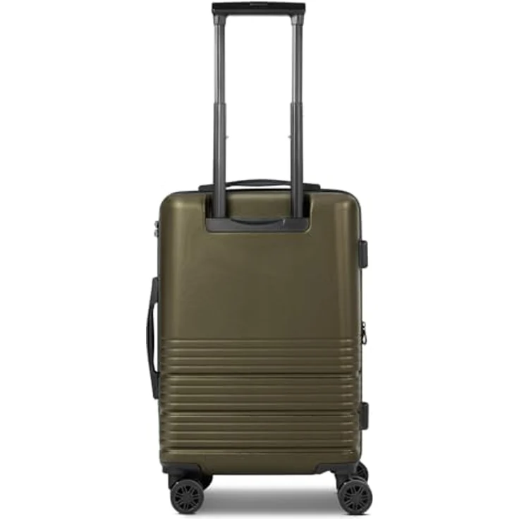 camel active Hanoi Hartgepäck Kabinen-Koffer, 34 x 22 x 56 cm, 38 Liter, aus robustem Polycarbonat mit 4 Doppelrollen und Zahlenschloss, für Damen und Herren – Bild 2