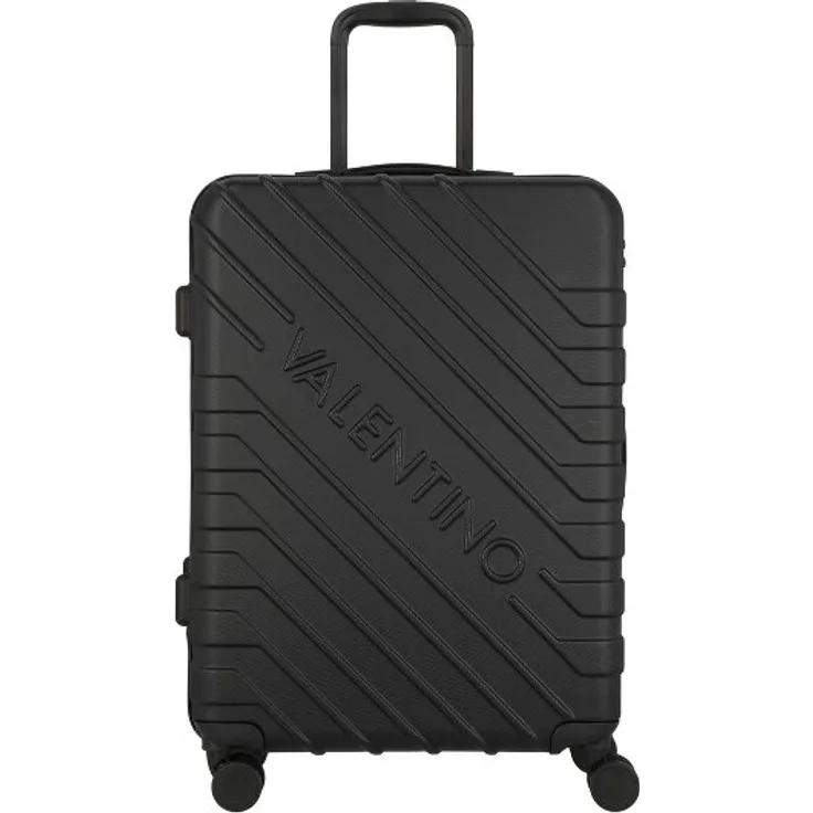Valentino Starlight 4 Rollen Trolley, 65 cm, 100% ABS, schwarz