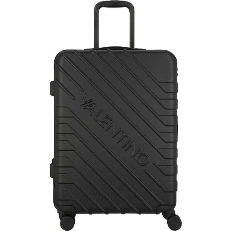 Valentino Starlight 4 Rollen Trolley, 65 cm, 100% ABS, schwarz