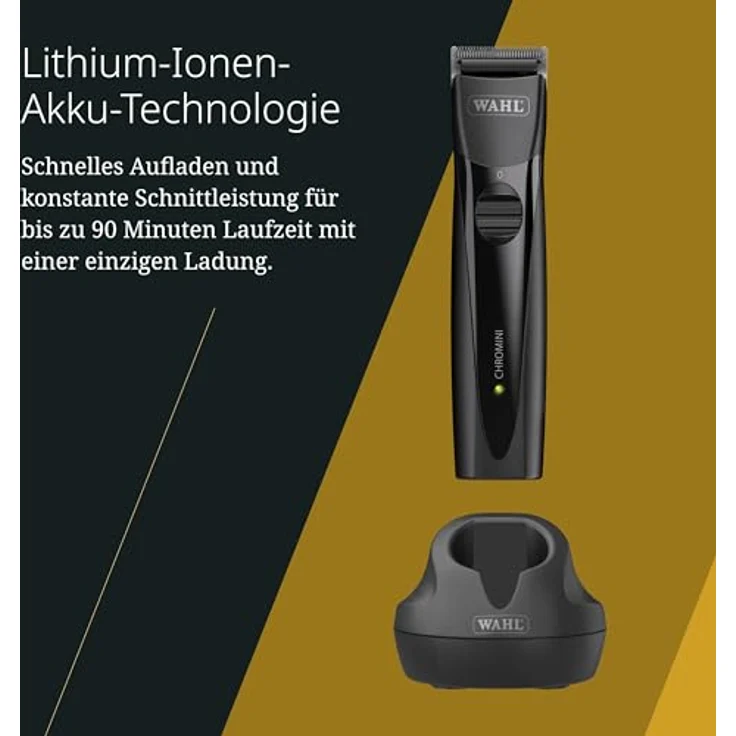 Wahl Chromini Cordless Hair Trimmer - Deutsch-Entwickelte Klinge, Lithium-Ionen-Energie & Geräuscharmer Motor – Bild 3