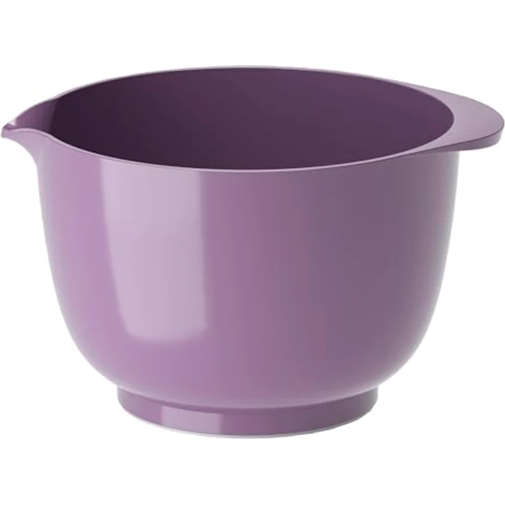 Rosti Margrethe Rührschüssel 2 Liter, bruchsichere Teigschüssel aus Kunststoff in Lavender, mit praktischem Griff und rutschfestem Bodenring – Bild 1