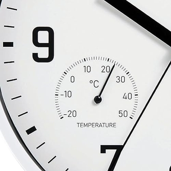 Digitale Wanduhr Mit Temperatur & Feuchtigkeit – Magnetisch, Batteriebetrieben