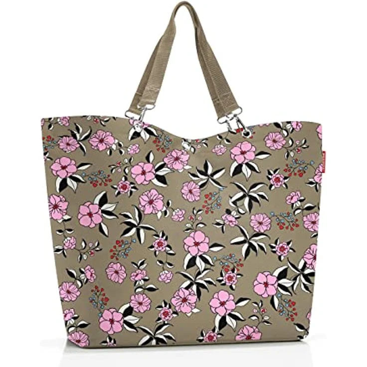 reisenthel shopper XL garden taupe – Geräumige Shopping Bag mit Wasserabweisung, 35l Volumen, B 68 x H 45,5 x T 20 cm – Bild 4