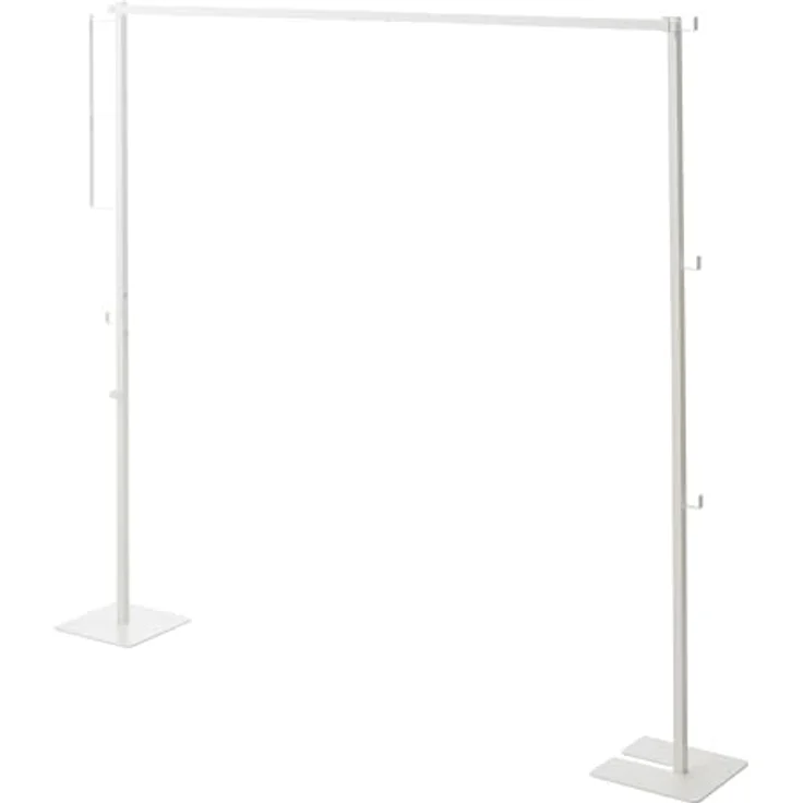 Yamazaki Wäscheständer "Tower" Design Kleiderständer 175x160x25cm, zusammenklappbar, freistehend, Trockenständer, weiß – Bild 2