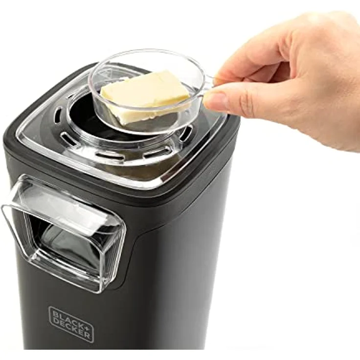 Black+Decker BXPC1100E Popcornmaker, 1100 Watt, ölfreier Popcorn-Maker, kompaktes Format, schnell fertig in 3 min, schwarz – Bild 3