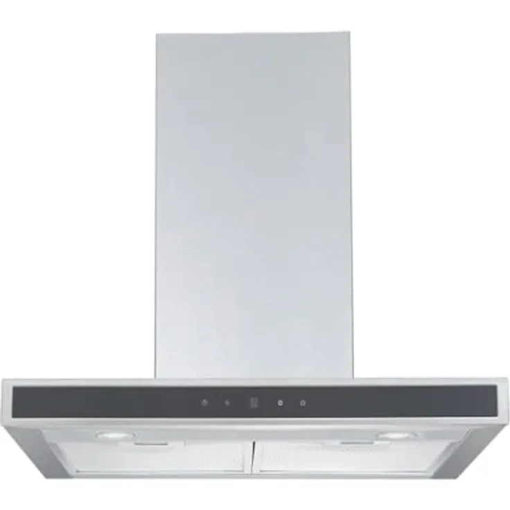 PKM 8060GH Dunstabzugshaube, 60 cm, 3 Stufen, schwarze Glasblende, moderne LED-Beleuchtung, Touch Control
