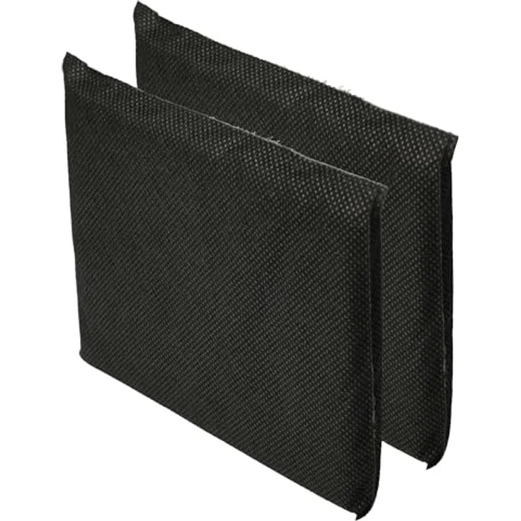VHBW 2x Aktivkohlefilter für Electrolux ERE3500X, ERE3501AC, ERE34700S, ERE3000, ERE34400W, ENG2797AOW Kühlschrank, schwarz, effiziente Geruchsneutralisation – Bild 1