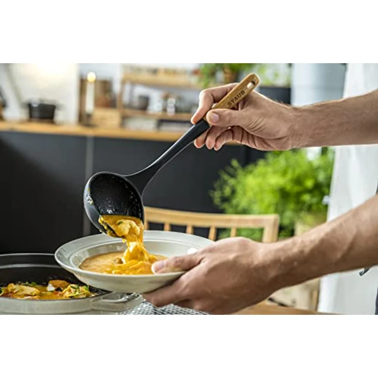STAUB 40503-104 Schöpfkelle Akazienholz, 31 cm, schwarz - Preisvergleich – Bild 4