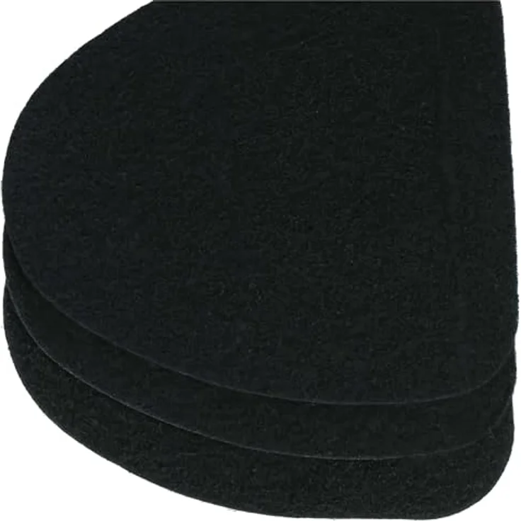 vhbw 18-tlg. Filter-Set für DeLonghi 5525112800, 6x Papierfilter, 6x Aktivkohlefilter, 6x Fettfilter, robustes Zubehör in schwarz und weiß – Bild 6