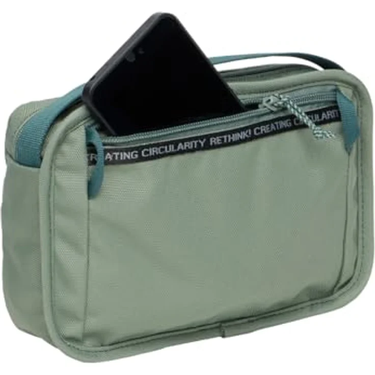 Vaude Coreway Gürteltasche, 24 cm, grün, 100% Polyester, ideal für unterwegs – Bild 4
