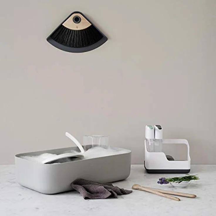RIG-TIG by Stelton Sweep-IT Kehrschaufel & Handfeger, Grau, 19 x 3 x 28 cm – Bild 2