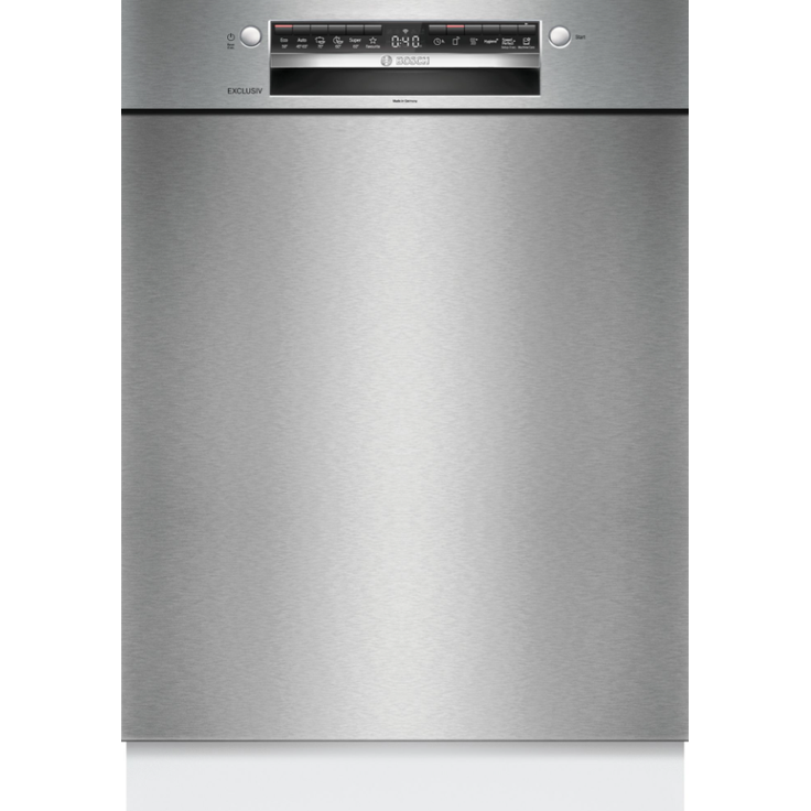Bosch SMU4EBS0ME Exclusiv, Geschirrspüler mit 13 Maßgedecken, Eco- und Intensivprogrammen, Home Connect, Edelstahlfinish