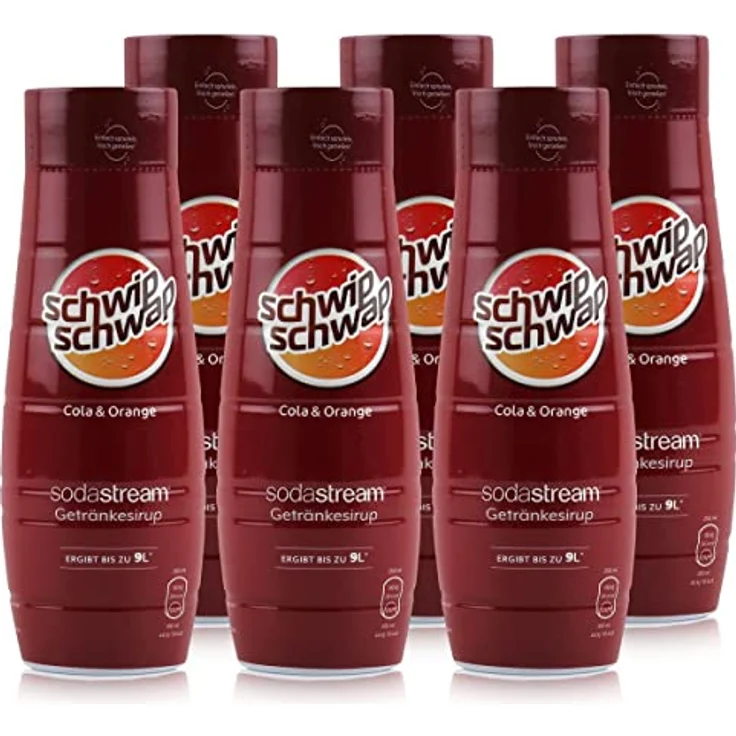 SodaStream 6er Pack Sirup Schwip Schwap – Bild 2