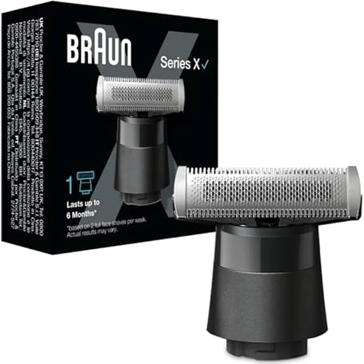 Braun Ersatzkopf für X-Serie XT20, Rasierklingen für Herren, schwarz – Bild 3