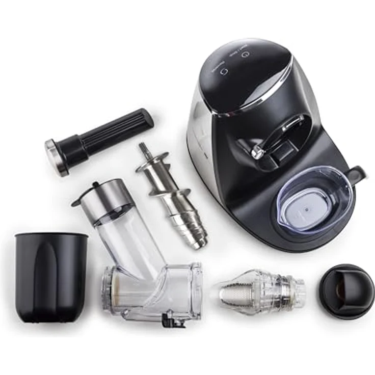 G21 Entsafter G21 Gracioso horizontal, 200 W, Edelstahlschnecke, Einfüllöffnung 75 mm, BPA-frei, einfache Bedienung, leiser Betrieb, erhält max. Vitamine – Bild 3