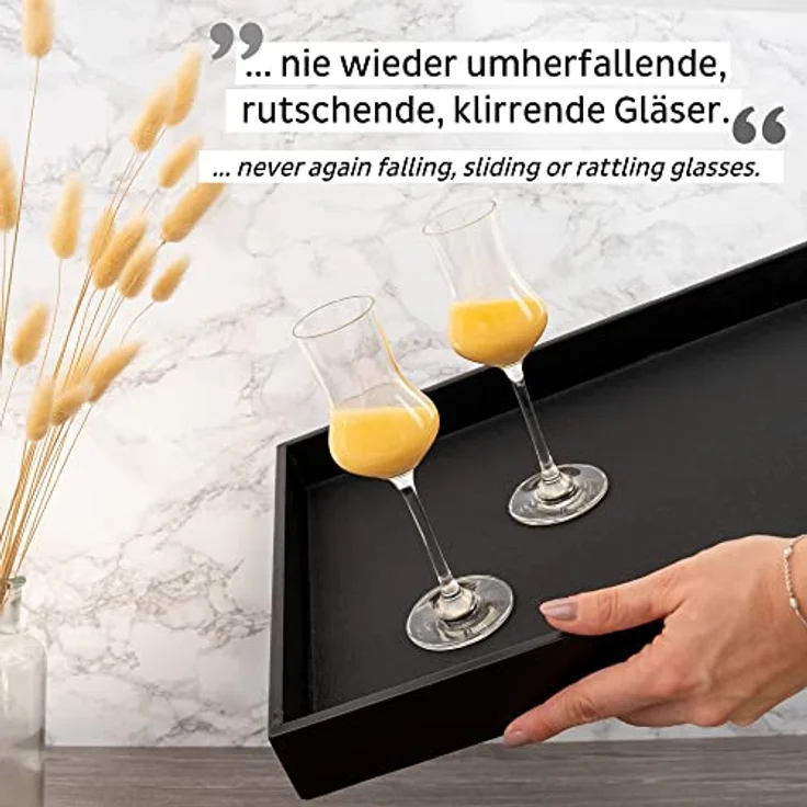 silwy® Magnetgläser LIKÖR, feine Kristallgläser mit integriertem Magnet und wiederverwendbaren Nano-Untersetzern, Made in Germany – Bild 2