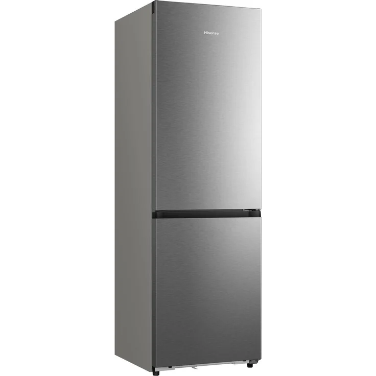 Hisense RB3K330SAIC, Freistehende Kühl-Gefrierkombination, 330 l, Energieeffizienzklasse C, Edelstahl – Bild 1