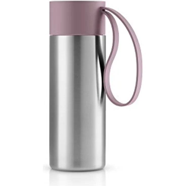 Eva Solo To Go Cup 0.35 Liter, doppelwandiger Thermobecher mit funktionalem Klickdeckel, Nordic Rose – Bild 1