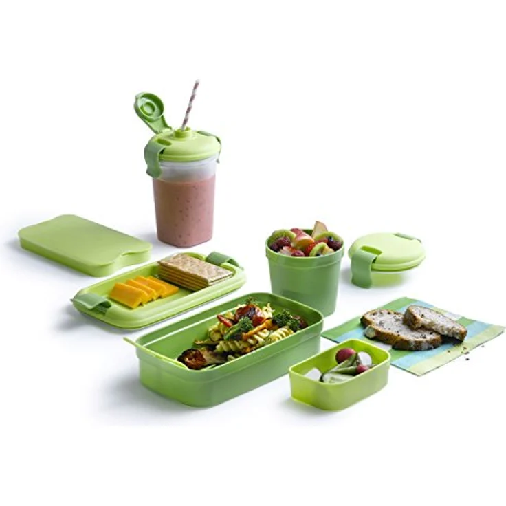 CURVER Besteck Lunchbox, Plastik, lila, 23.5 x 13.5 x 6.3 cm – Bild 3