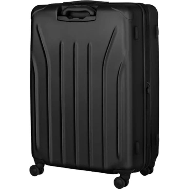 WENGER Trolley Oryson Expandable Hartschalenkoffer, 75 cm, schwarz, 103-121 Liter Volumen, TSA-Zahlenschloss, 4 Lenkrollen – Bild 3
