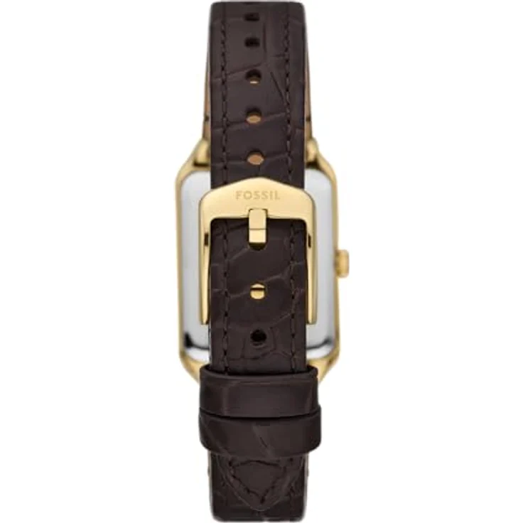 Fossil Damen Analog Quarz Uhr mit Leder Armband ES5367, braun, wasserdicht bis 50 m – Bild 4