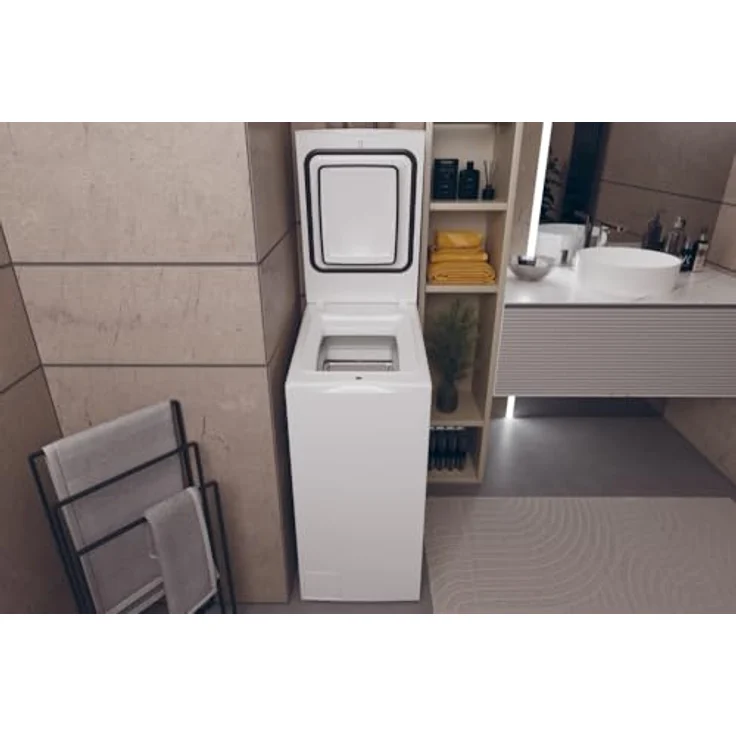 Haier HW90-BPD13386U-S Toplader Waschmaschine, 9 kg Fassungsvermögen, 1300 RPM, Weiß – Bild 5