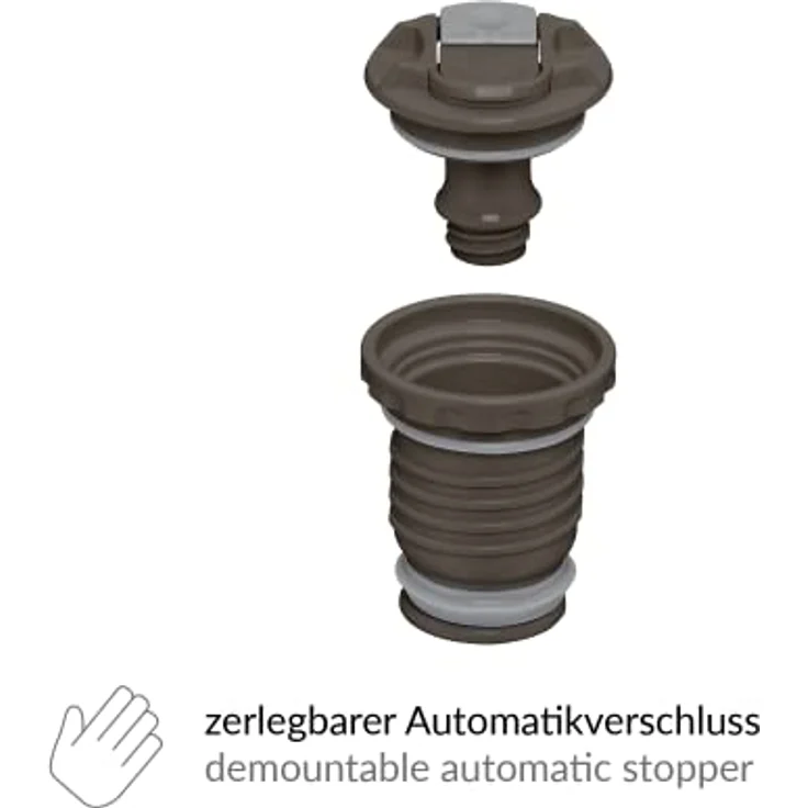 alfi Thermosflasche, Edelstahl, Cool Grey, 0,5 Liter – Bild 6