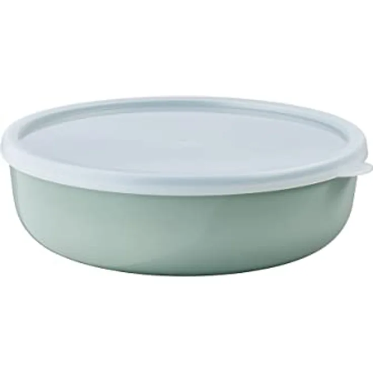Mepal – Aufbewahrungsbox Kuchen Lumina – Frischhaltedosen mit Deckel für Kühlschrank, Gefrierschrank, Dampfgarer & Mikrowelle – Mikrowellenschüsseln mit Deckel – 2000 ml – Nordic sage