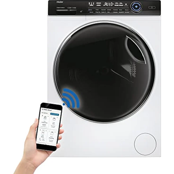 Haier HW80-B14979TU1, Frontlader-Waschmaschine, A, Fassungsvermögen 8 kg, Standgerät, Breite 60 cm – Bild 2