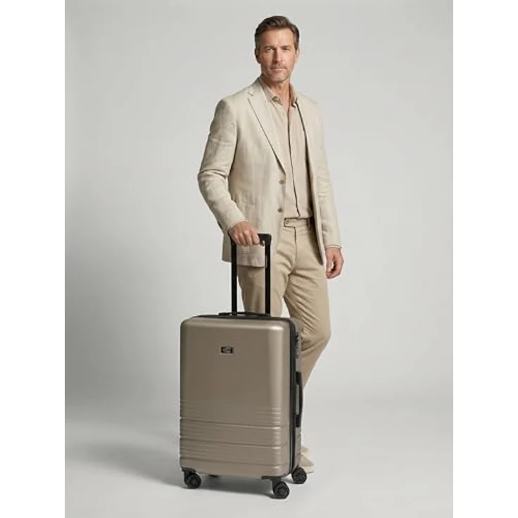 camel active Check-in Koffer Hanoi, mittelgroßer Trolley 41 x 27 x 65 cm, stoßfestes ABS Material, erweiterbar, Teleskopgriff, 65 Liter Volumen – Bild 2