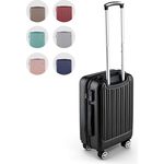 Easy Move Handgepäck Koffer Trolley 54x35x20cm - Reisekoffer 4 Rollen 360° drehbar | Suitcase Carry on Luggage Zahlenschloss und Teleskopgriff | Hartschalenkoffer Kabinentrolley