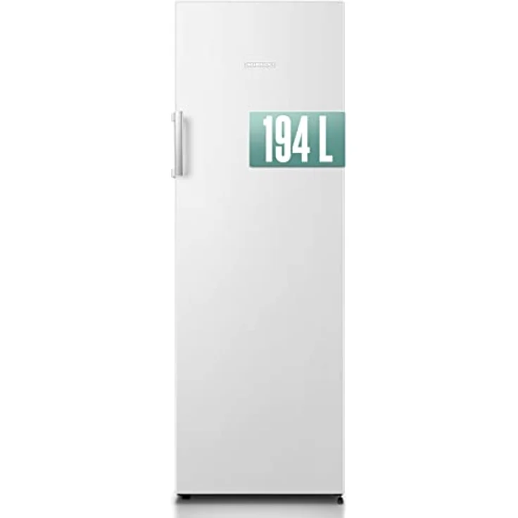 HEINRICHS Gefrierschrank, Freezer, No-Frost Schutz, 5x Gefrierschublade +1x Gefrierfach, LED-Display,Airflow, wechselbarer Türanschlag, Alarmfunktion, Temperatur:-14°C~-24°C, Heinrich´s (weiß) – Bild 1