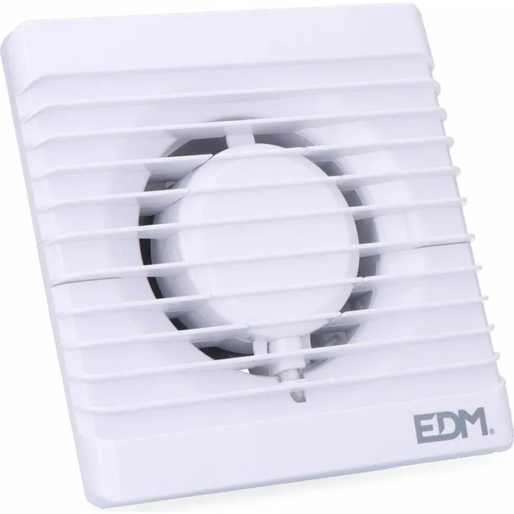 EDM Badezimmer-Extraktor 08407, 12 W, Ø 7,5 cm, weiß