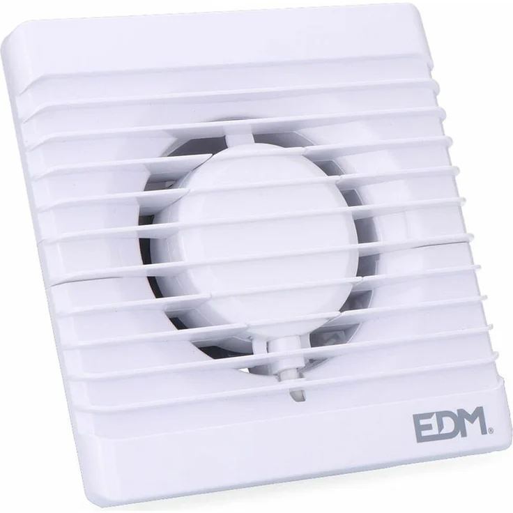 EDM Badezimmer-Extraktor 08407, 12 W, Ø 7,5 cm, weiß