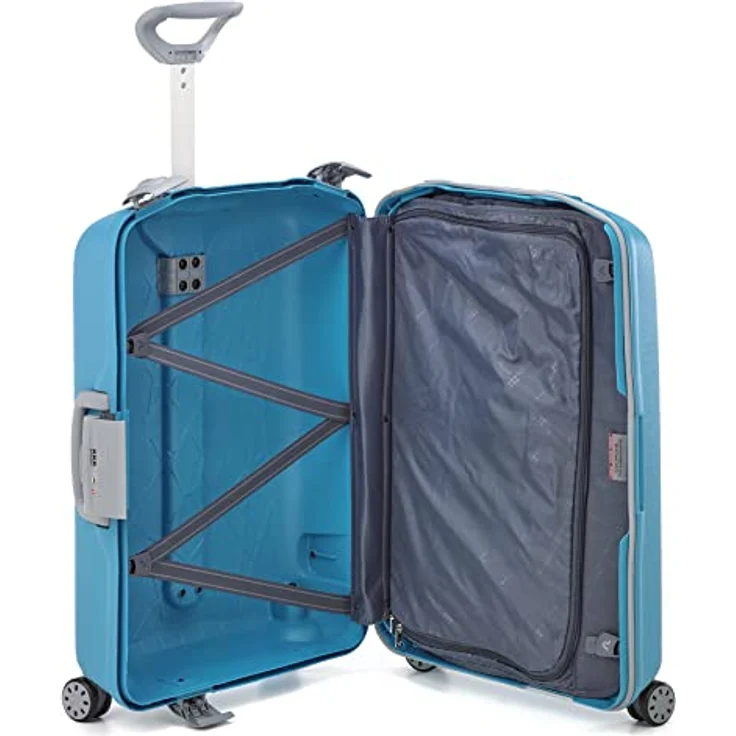 Roncato Light 4 Rollen Trolley, 68 cm, 100% Polypropylen, blau – Bild 4