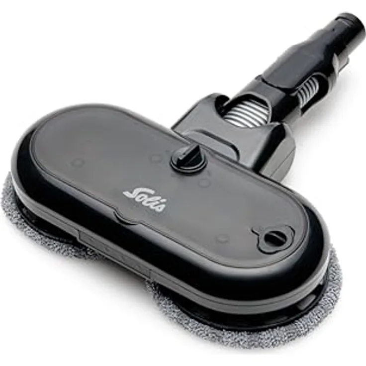 Solis of Switzerland Wischdüse Zubehör Elektrischer Mopp, 2-in-1 Reinigungssystem für Flexi Vac Cleaner 350 (Typ 6000) mit Mikrofaser-Pads und LED-Beleuchtung