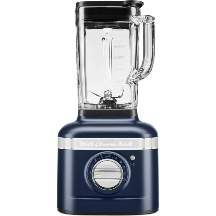 KitchenAid Artisan K400 5KSB4026EIB, leistungsstarker Standmixer mit 1200 Watt und 1,4 Litern Kapazität, Inkt Blau