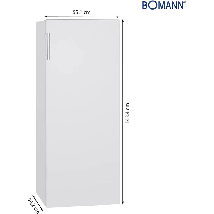 Bomann VS 7316 Kühlschrank, freistehend, LED, Breite 55 cm, Energieklasse E – Bild 4