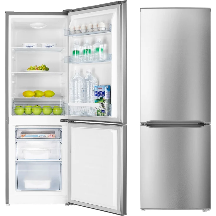 PKM KG 218.4 Kühl-Gefrierkombination, freistehend, silber, NoFrost, Breite 49.5 cm, 21069 – Bild 2