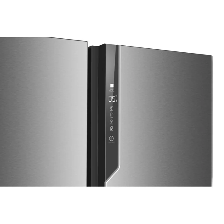 Haier HB26FSSAAA French-Door-Kühlschrank, freistehend, edelstahl, NoFrost, Schnellgefrieren, 0-Grad-Zone, Eiswürfelspender, Festwasseranschluss, Breite 100.5 cm – Bild 9