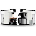 Philips Senseo HD6592-00 Switch 2-in-1 Kaffeemaschine, weiß