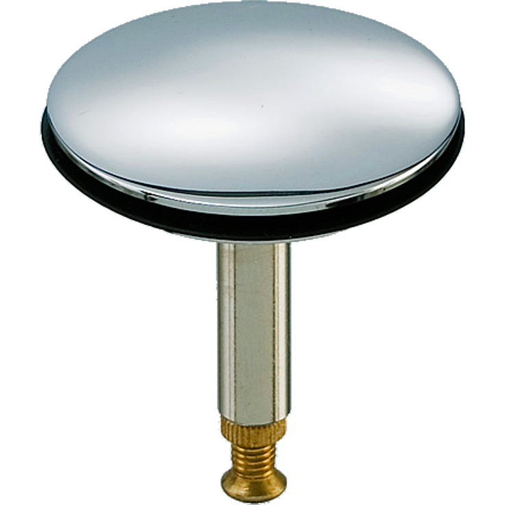 Ventilstopfen 43,8 mm Messing hartverchromt Verschlussstopfen Ablaufstopfen