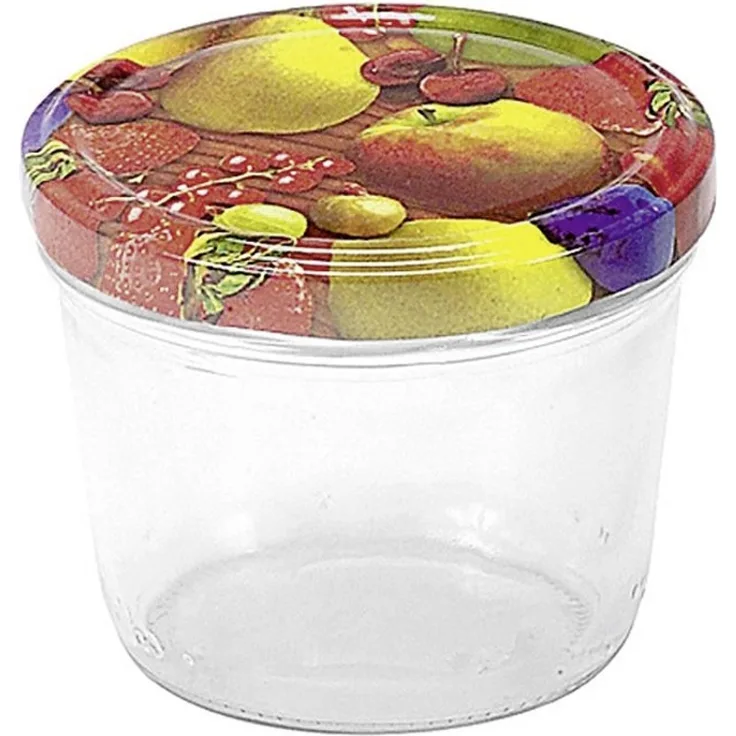 Emsy Sturzglas 230ml 6erPAK Obstdekor 59007
