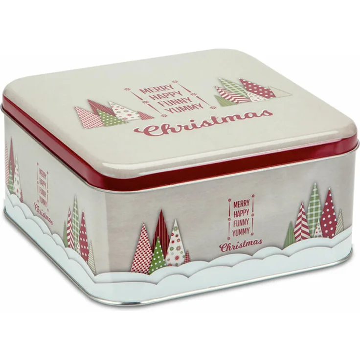 Städter Gebäckdose Yummy Christmas quadr. 16x16
