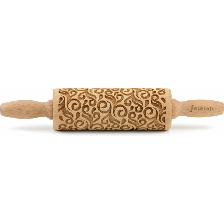 Folkroll Teigrolle Floral Deko junior