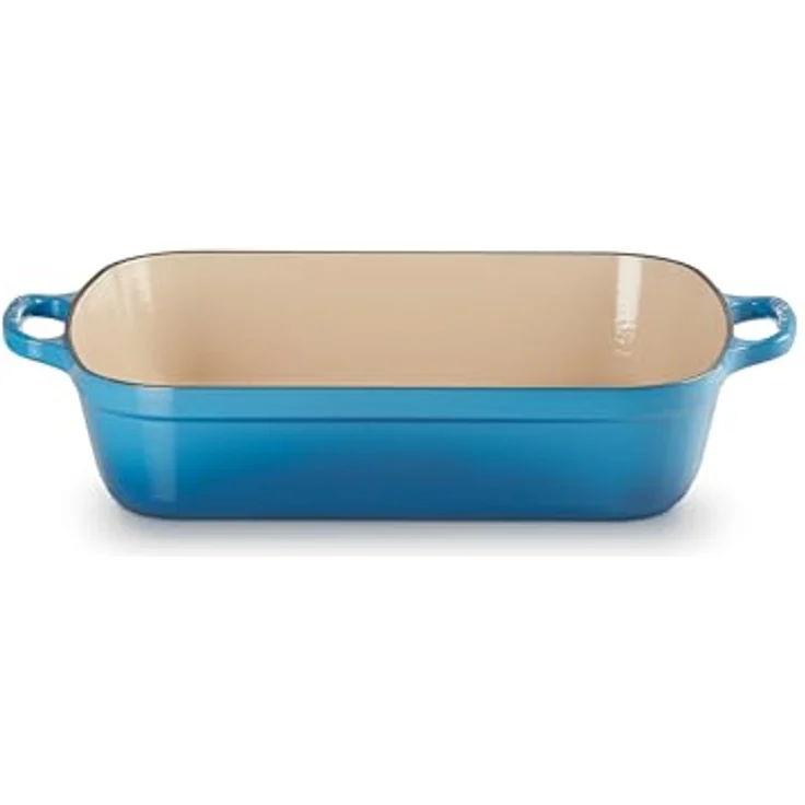 Le Creuset Signature Gusseisen-Bratreine, 33 cm, Rechteckig, Für alle Herdarten und Induktion geeignet, Volumen: 4,9 l, Marseille – Bild 3