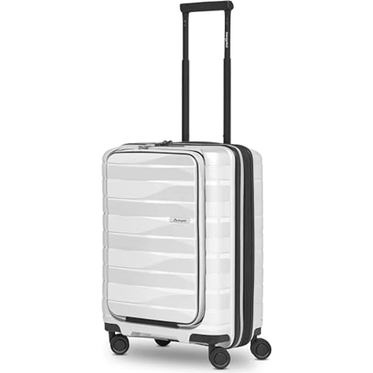 Bergpfeil Travel Handgepäck Koffer mit Laptopfach, expandierbar von 45 auf 55 Liter, 40 x 23 x 55 cm, ultra-leicht mit TSA-Schloss und 360° Doppelrollen, nur 3,06 kg – Bild 1